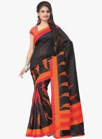 Vaamsi Black Printed Saree