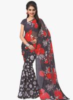 Vaamsi Black Printed Saree