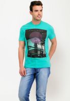 Yepme Green Solid Round Neck T-Shirts