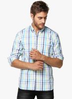 Yepme White Checks Regular Fit Casual Shirt