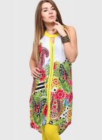 Yepme White Printed Kurtis