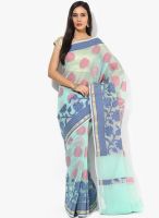 Bunkar Green Printed Saree