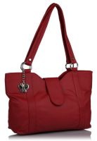 Butterflies Red Handbag