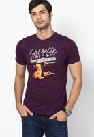 Canary London Wine Printed Round Neck T-Shirts