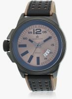 Daniel Klein Dk10549-4 Black/Beige Analog Watch