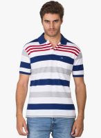 Duke Grey Striped Polo T-Shirt