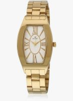 Escort E-2200-578 Golden/White Analog Watch
