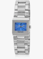Fastrack 6118Sm04 Silver/Blue Analog Watch