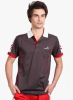 Fitz Brown Solid Polo T-Shirt