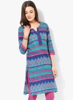 Jaipur Kurti Blue Printed Kurtis