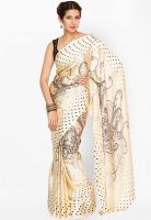 Jashn Gold Printed Saree