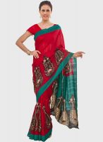 Jashn Multicoloured Printed Saree