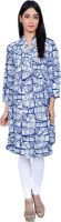 Juniper Printed Women's Straight Kurta(Blue)