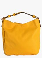 Kazo Yellow Polyurethane (Pu) Hand Bag