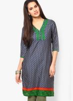 Kurti'S Green Printed Kurtis