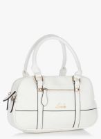 Lavie Karaoke 2C Medium White Dome Satchel Bag