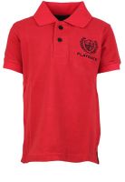 Playdate Red Polo T Shirts