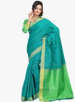 Roop Kashish Blue Solid Saree