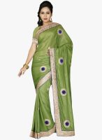 Roop Kashish Green Embroidered Saree