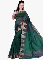 Roop Kashish Green Solid Saree