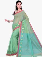 Roop Kashish Green Solid Saree