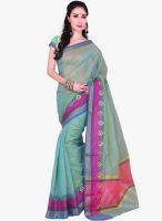 Roop Kashish Green Solid Saree