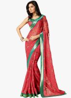 Roop Kashish Red Printed Saree