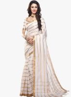 Roop Kashish White Printed Saree