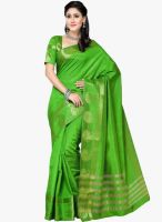 Saree Swarg Green Printed Saree
