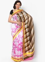 Satrang Silk Blend Pink Saree