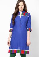 Shree Blue Printed Kurtis