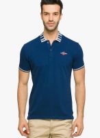 Status Quo Cobalt Blue Solid Polo T-Shirts