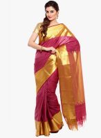 Sudarshan Silk Magenta Printed Saree