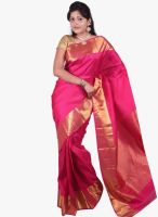 Sudarshan Silk Pink Printed Saree