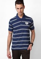 TBASE Blue Polo T-Shirt