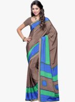 Triveni Sarees Beige Printed Saree