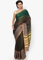 Urban Vastra Cotton Green Saree