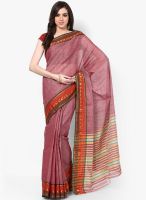 Urban Vastra Cotton Red Saree