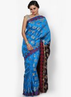 Urban Vastra Silk Blue Saree