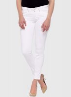 Xblues White Solid Jeans