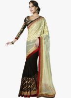 Xclusive Chhabra Black Embroidered Saree