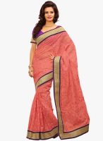 Xclusive Chhabra Pink Embroidered Saree