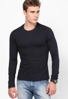 s.Oliver Blue Round Neck T-Shirt