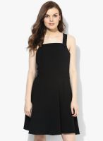 Dorothy Perkins Black Solid Shift Dress