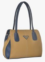 FOSTELO Beige/Blue Polyurethane (Pu) Handbag