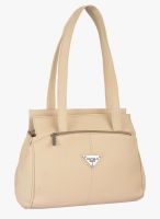 FOSTELO Beige Polyurethane (Pu) Handbag