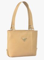 FOSTELO Beige Polyurethane (Pu) Handbag