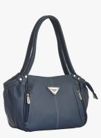 FOSTELO Blue Polyurethane (Pu) Handbag