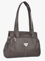 FOSTELO Brown Polyurethane (Pu) Handbag