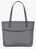 FOSTELO Grey Polyurethane (Pu) Handbag